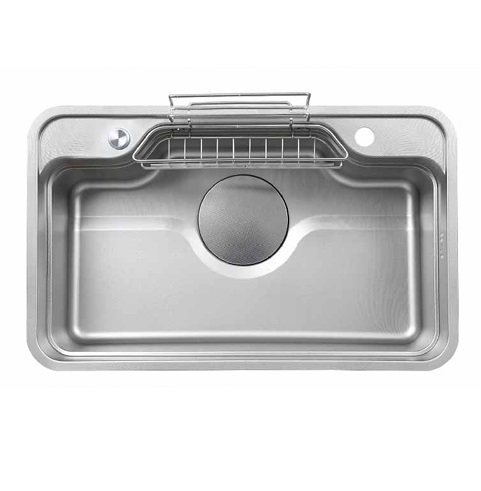 Chậu rửa bát 2 hố cân KIT PLUS DCR8248 (820x480x230mm) - Image 4