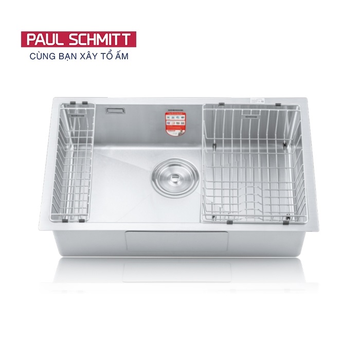Chậu rửa bát 2 hố cân Paul Schmitt PA8045-U (800x450x220mm) - Image 4