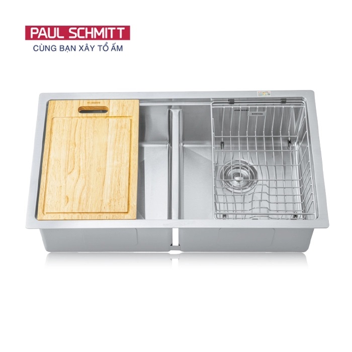 Chậu rửa bát 2 hố cân Paul Schmitt PA82455-UD (820x455x220mm)