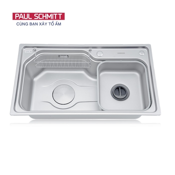 Chậu rửa bát 2 hố cân Paul Schmitt PA82455-UD (820x455x220mm) - Image 4