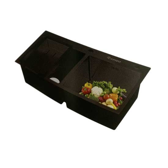 Chậu rửa bát 2 hố cân Rapido RS-8245-2EW (820x450x230mm) - Image 4