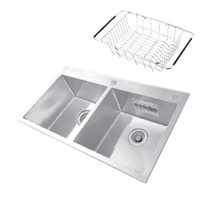 Chậu rửa bát 2 hố lệch Daeshin SQS-7846-T - Image 5
