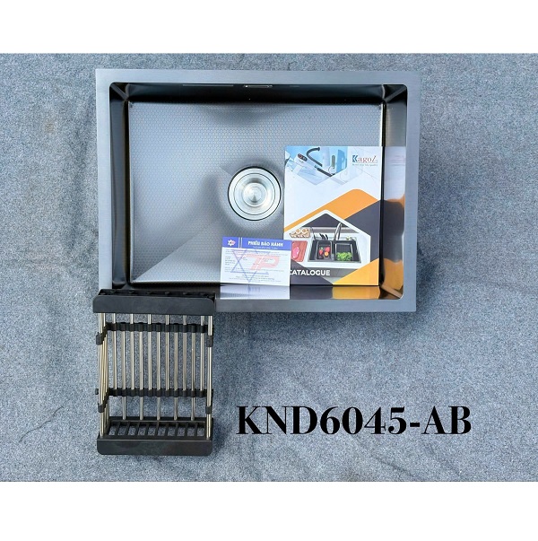 Chậu rửa bát 2 hố lệch Inox SUS304 Kagol 8245L-2 (82x45cm) - Image 4