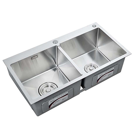 Chậu rửa bát 2 hố lệch Royal Join ST7543L - Image 5