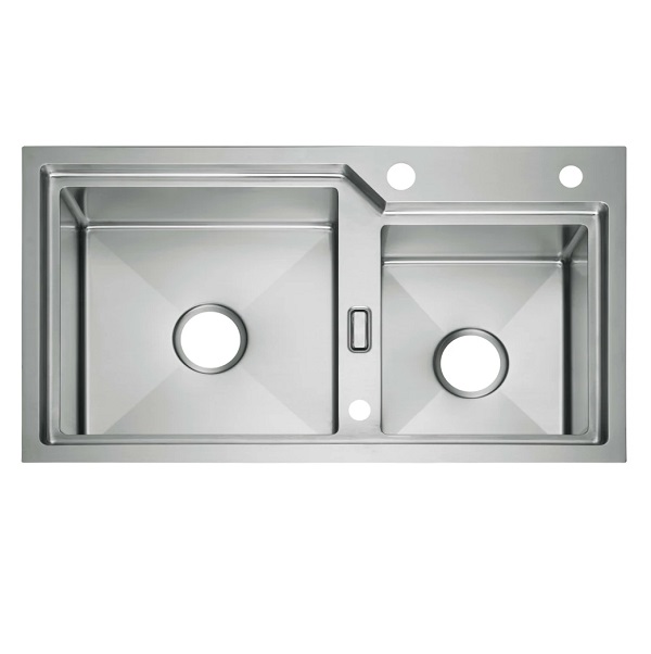 Chậu rửa bát 2 hố NOBINOX LIKEN NL748 (1050x450x230mm) - Image 4