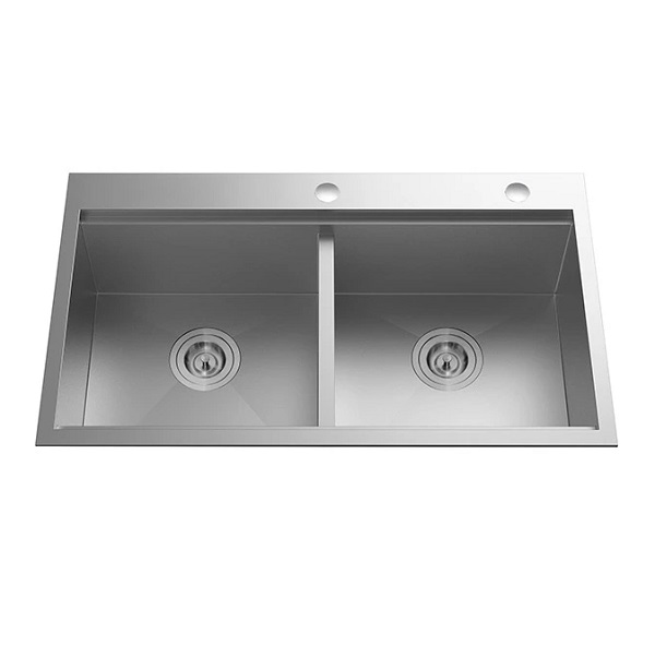 Chậu rửa bát 2 hố NOBINOX RAZIA NJ577 (1130x520x230mm) - Image 5