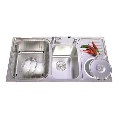 Chậu rửa bát AMTS 9245A (92x45cm) - Image 3