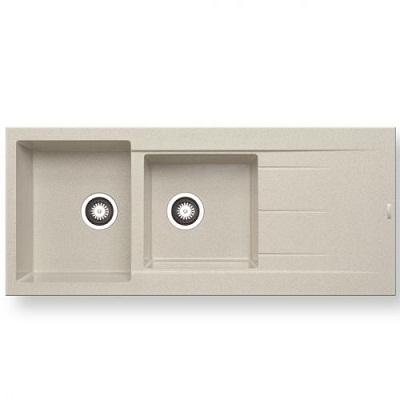 Chậu rửa bát bằng đá HM 013 (82x47) - Image 3