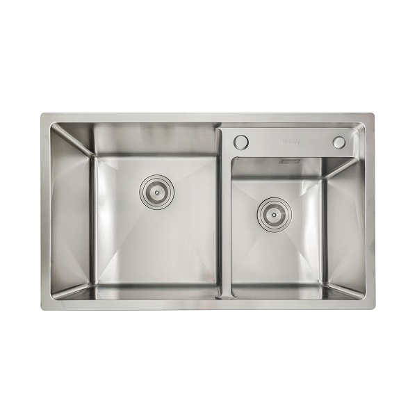 Chậu rửa bát chống xước phong cách Nhật Konox TARI 8748SR Basic (760x480x230mm) - Image 3