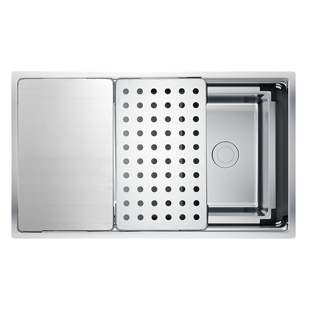 Chậu rửa bát chống xước Workstation Sink Konox TARI 7851SR (784x514x220mm) - Image 5