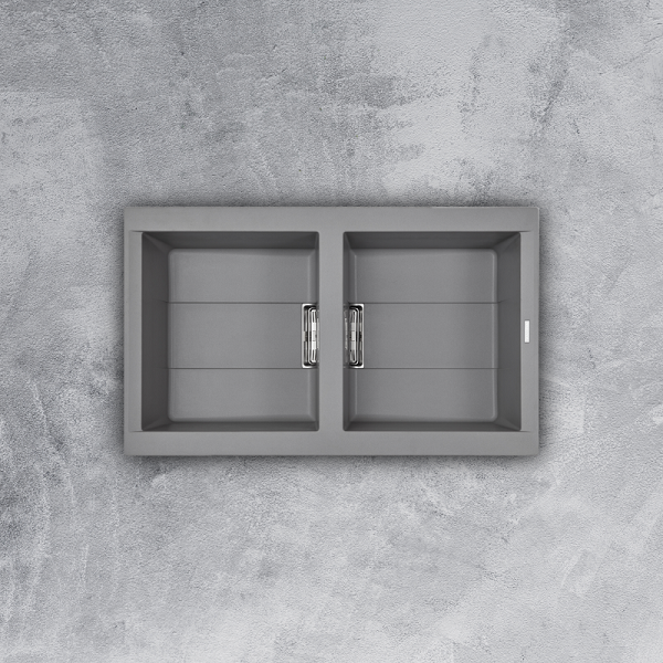 Chậu rửa bát đá Malloca TITANIUM K-50073 - Image 3