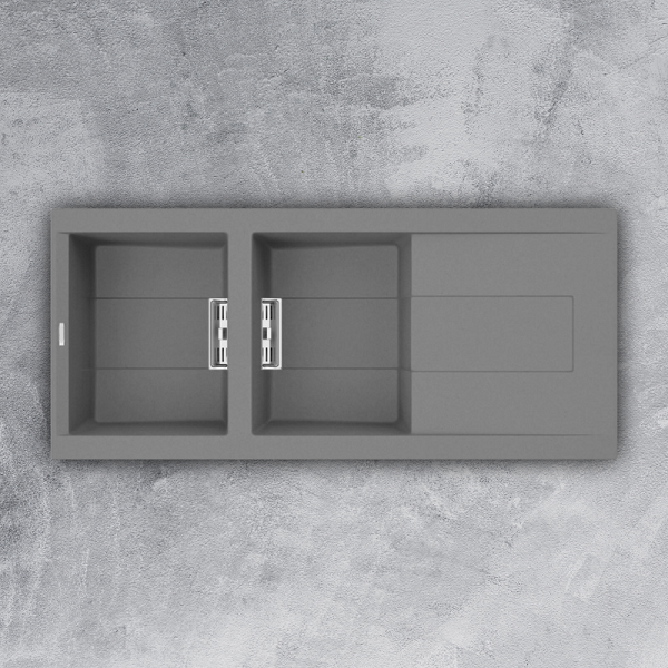 Chậu rửa bát đá Malloca TITANIUM K-50073 - Image 4