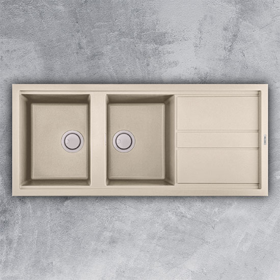Chậu rửa bát đá Malloca TORTORA K-10543 - Image 3