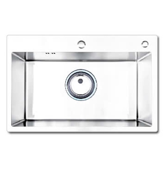 Chậu rửa bát đúc 1 hố Hàn Quốc Sobisung SB-7648 (760x480x225mm)