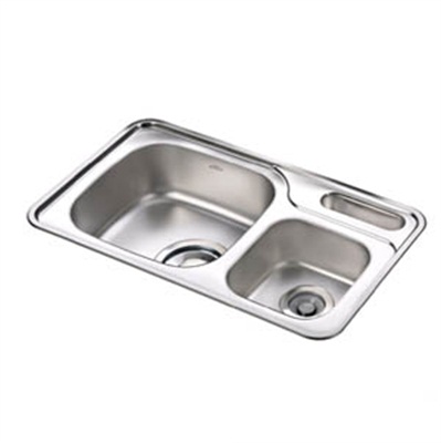 Chậu rửa bát đúc 1 hố Hàn Quốc Sobisung SB-7648 (760x480x225mm) - Image 3
