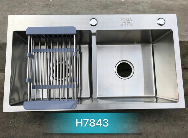 Chậu rửa bát đúc liền khối Kagol NANO 10045B (100x45cm) - Image 4