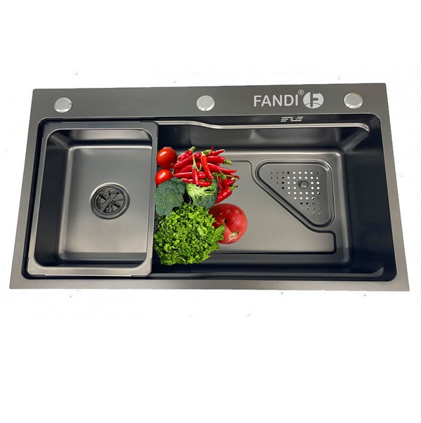Chậu rửa bát Fandi FD-HM 8245L (820x450x230mm) - Image 4