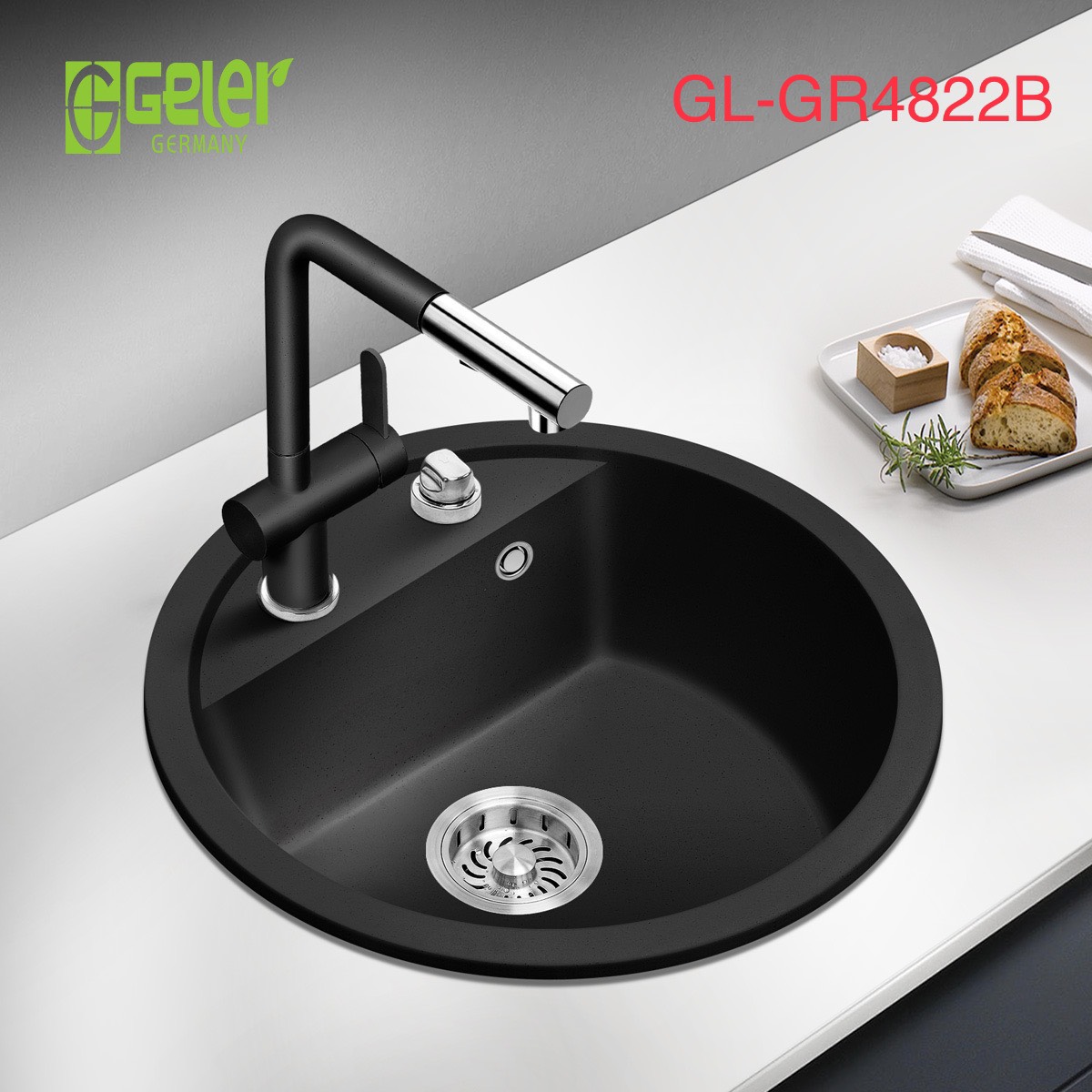 Chậu rửa bát Geler GL-8550 - Image 4