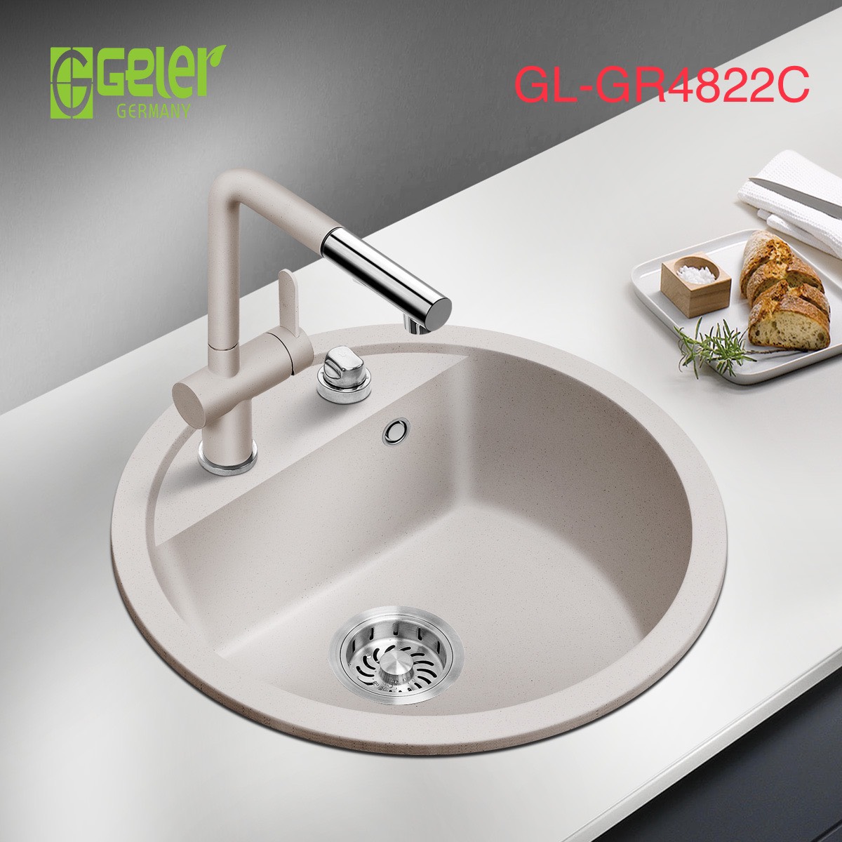 Chậu rửa bát Geler GL-8645 - Image 4