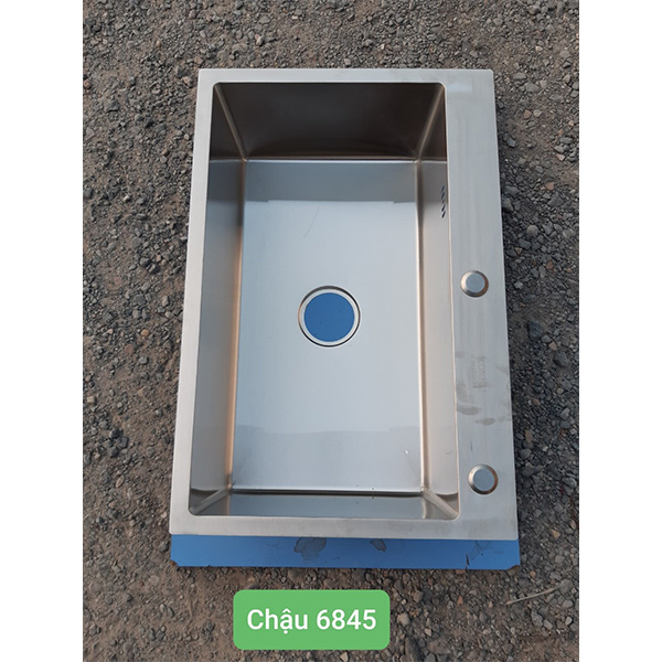 Chậu rửa bát giá rẻ 1 hố 1 bàn Korea TP-7545B (750x450) - Image 3