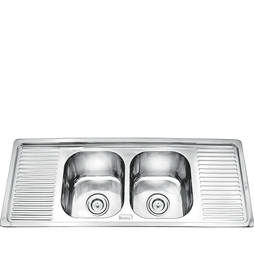 Chậu rửa bát góc inox Gorlde GD 504 (90x90) - Image 4