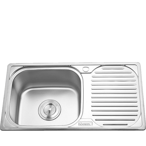 Chậu rửa bát góc inox Gorlde GD 504 (90x90) - Image 6