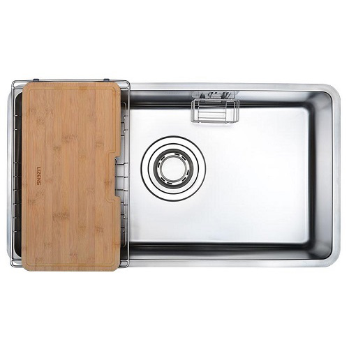 Chậu rửa bát Hàn Quốc 1 hố LIZENS LS-940 (94x52x21cm) - Image 5