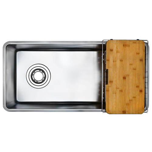 Chậu rửa bát Hàn Quốc 2 hố LIZENS LISDP-870 (87x48cm) - Image 3