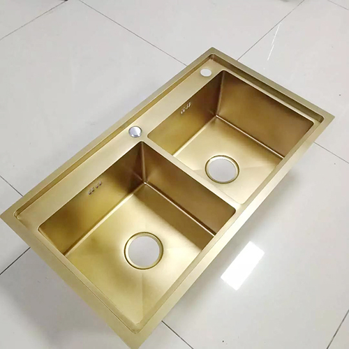 Chậu rửa bát Handmade Inox 304 màu đen Miken MKRB-10045BLB (Đặt hàng 7-15 ngày - 100x45x24cm) - Image 4