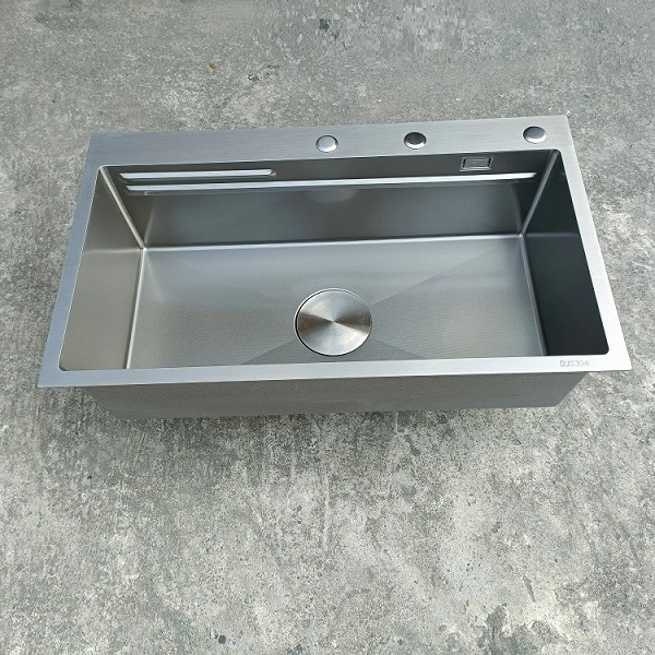 Chậu rửa bát Handmade Inox 304 Miken MKRB-10045CB (100x45x24cm) - Image 5