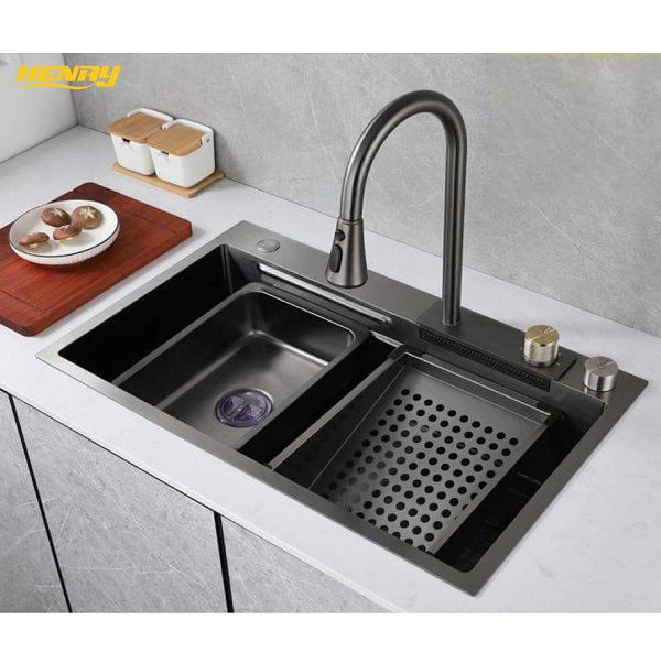 Chậu rửa bát Henry HR-C6288245 Minus (820x450x230mm) - Image 4