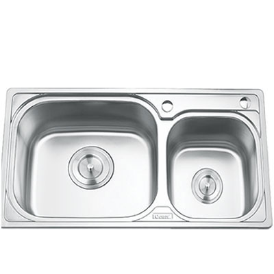 Chậu rửa bát inox Blanco BL 218 (880 x 440 mm) - Image 4