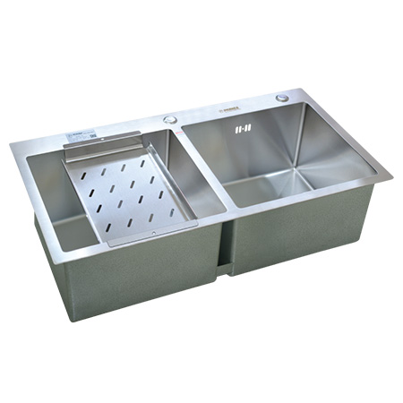 Chậu rửa bát Inox Picenza TB6 (700x396x180mm) - Image 5