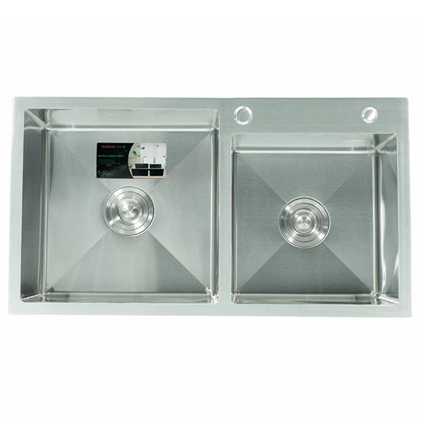 Chậu rửa bát inox Sơn Hà S12H0B-8046 (80x46cm) - Image 4