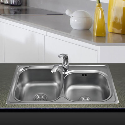 Chậu rửa bát inox Sơn Hà S12H0B-8046 (80x46cm) - Image 5