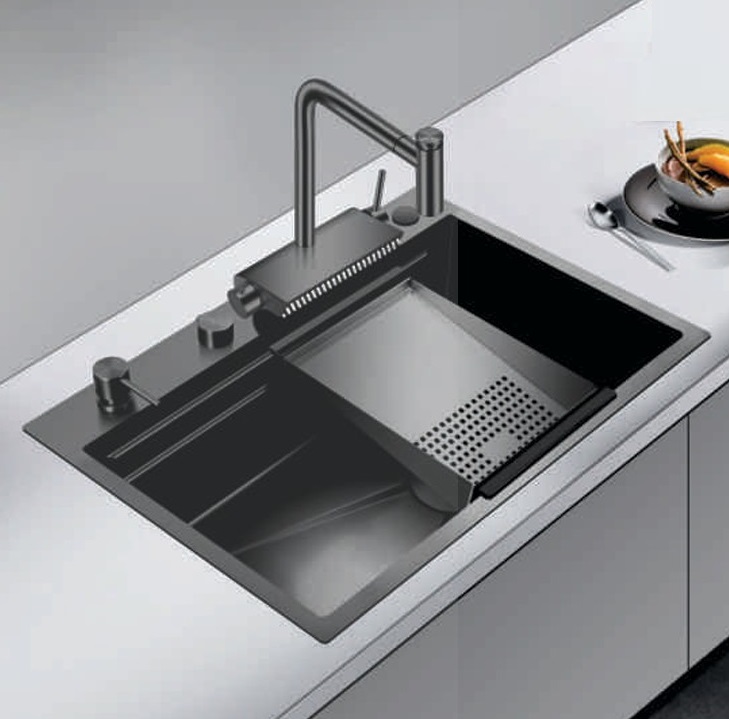 Chậu rửa bát Inox SUS304 Nano Geler GL-NN 7650 (760x500x220 mm)