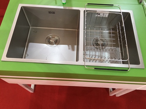 Chậu rửa bát kháng khuẩn nano MN-8146N (81x46x22) - Image 3