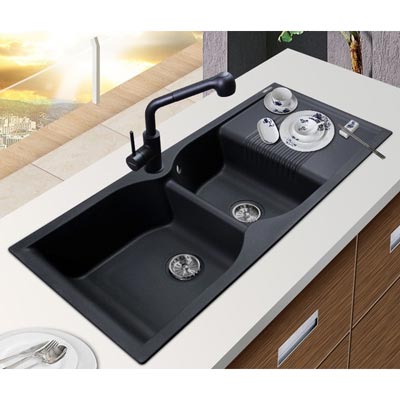 Chậu rửa bát kháng khuẩn nano Moonoah MN-8045N (80x45) - Image 5
