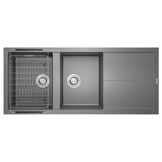 Chậu rửa bát KONOX Workstation Apron Sink KN8751DA Curve (870x510x220mm) - Image 3