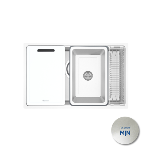 Chậu rửa bát Konox Workstation Sink Undermount Sink KN8644SU Dekor (862*445*220mm) - Image 4