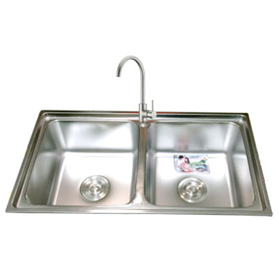 Chậu rửa bát Lucky LK7842C (780x420x220) - Image 4