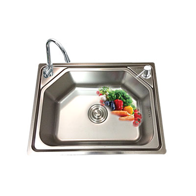 Chậu rửa bát Lucky LK7843L (780x430x220) - Image 5