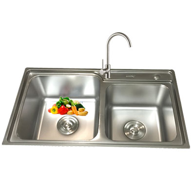 Chậu rửa bát Lucky LK8245L (820x450x220)