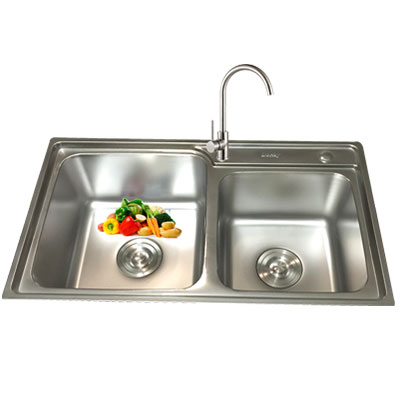 Chậu rửa bát Lucky S8245 (820x450x240) - Image 3