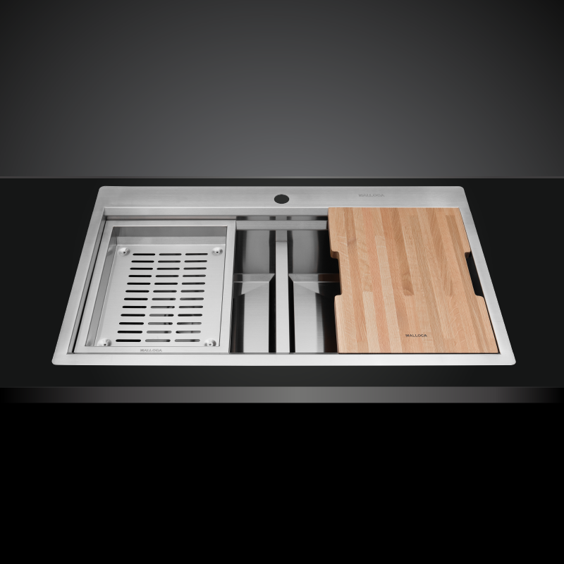 Chậu rửa bát Malloca MS 1017 (800x500x200) - Image 4