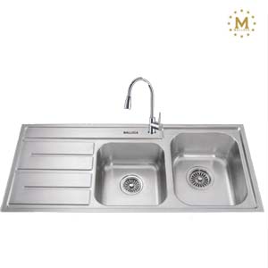 Chậu rửa bát Malloca MS 1017 (800x500x200) - Image 5