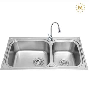 Chậu rửa bát Malloca MS 2025 (930x500x220)