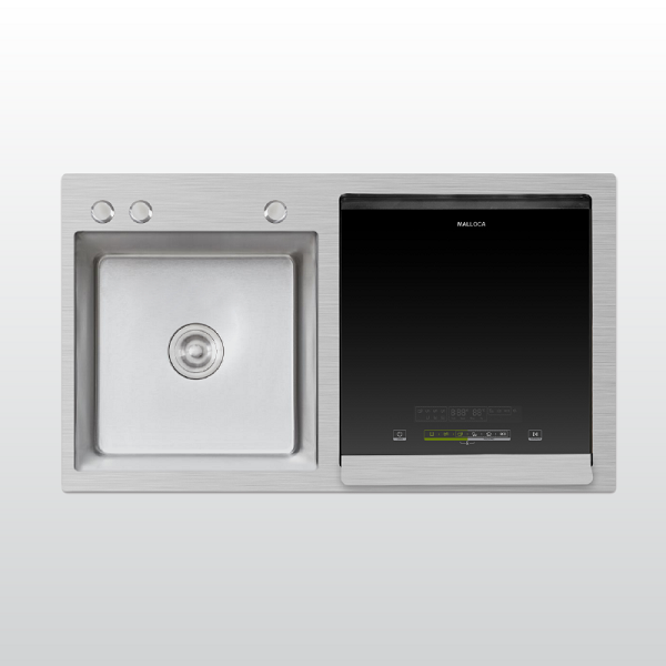 Chậu rửa bát Malloca MS 6044 (440x440x200) - Image 4