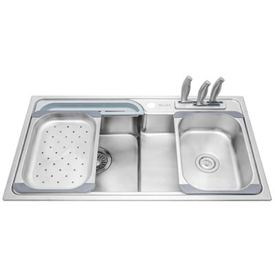 Chậu rửa bát Malloca MS 6044 (440x440x200) - Image 5