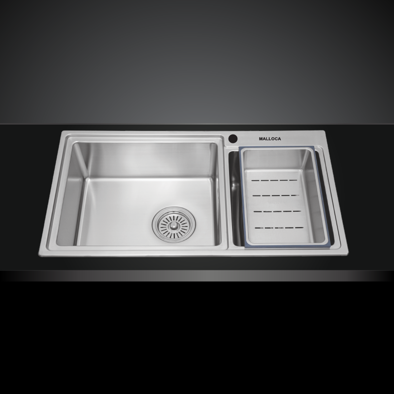 Chậu rửa bát Malloca MS 610A (840x460x205) - Image 3